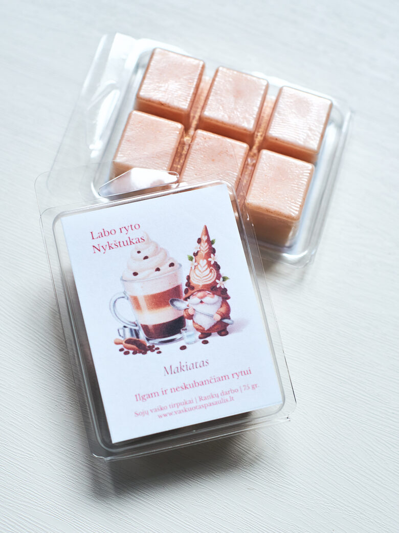 Vaško tirpukas „Labo ryto Nykštukas“ – makiato aromato