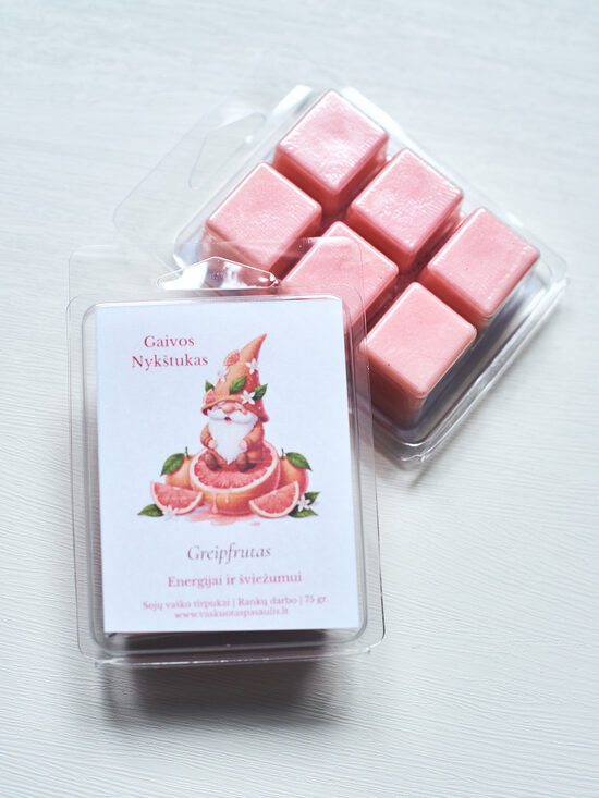 Vaško tirpukas „Gaivusis Nykštukas“ – greipfrutų aromato